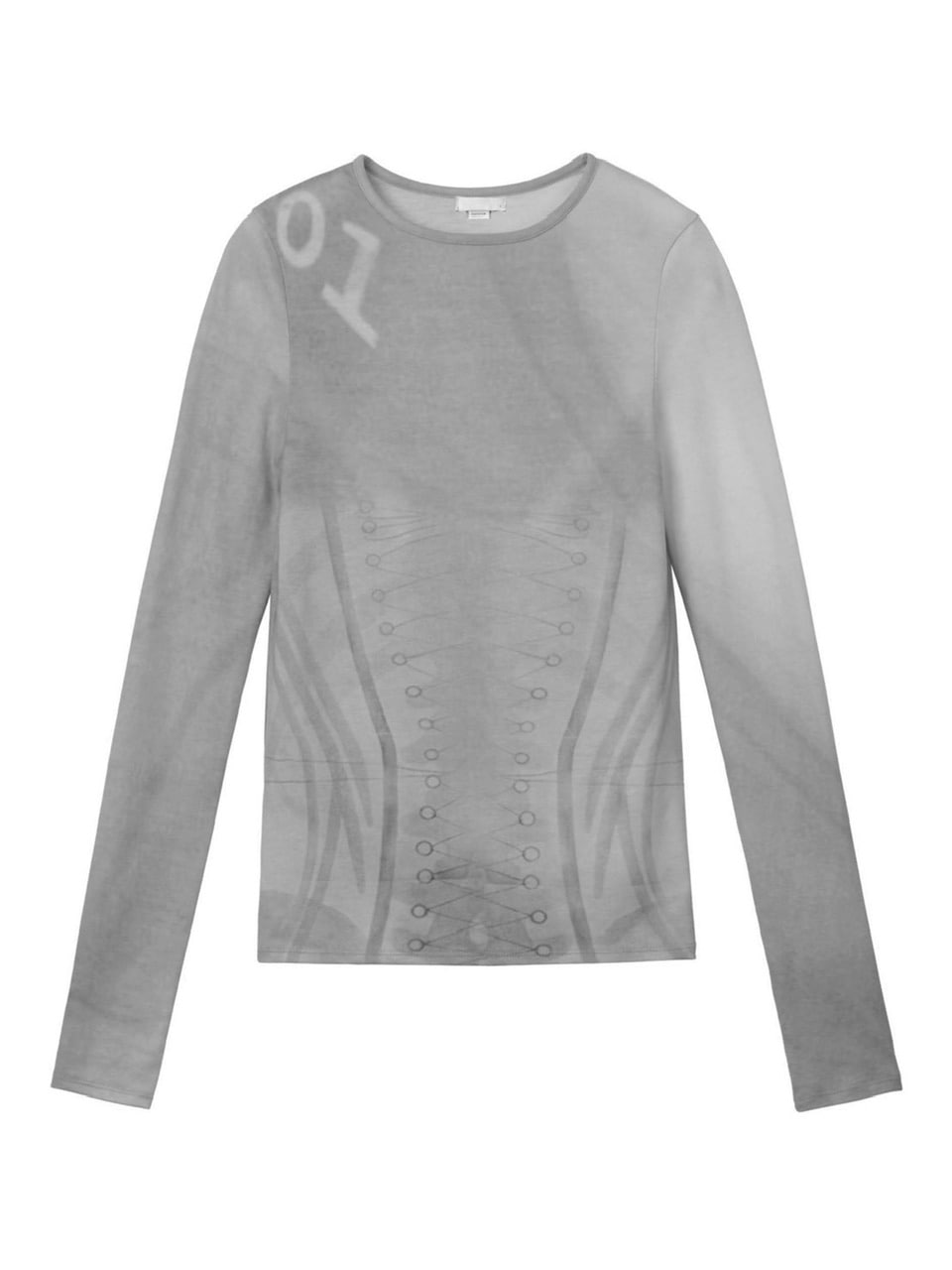 【bonnae】Corset graphic top