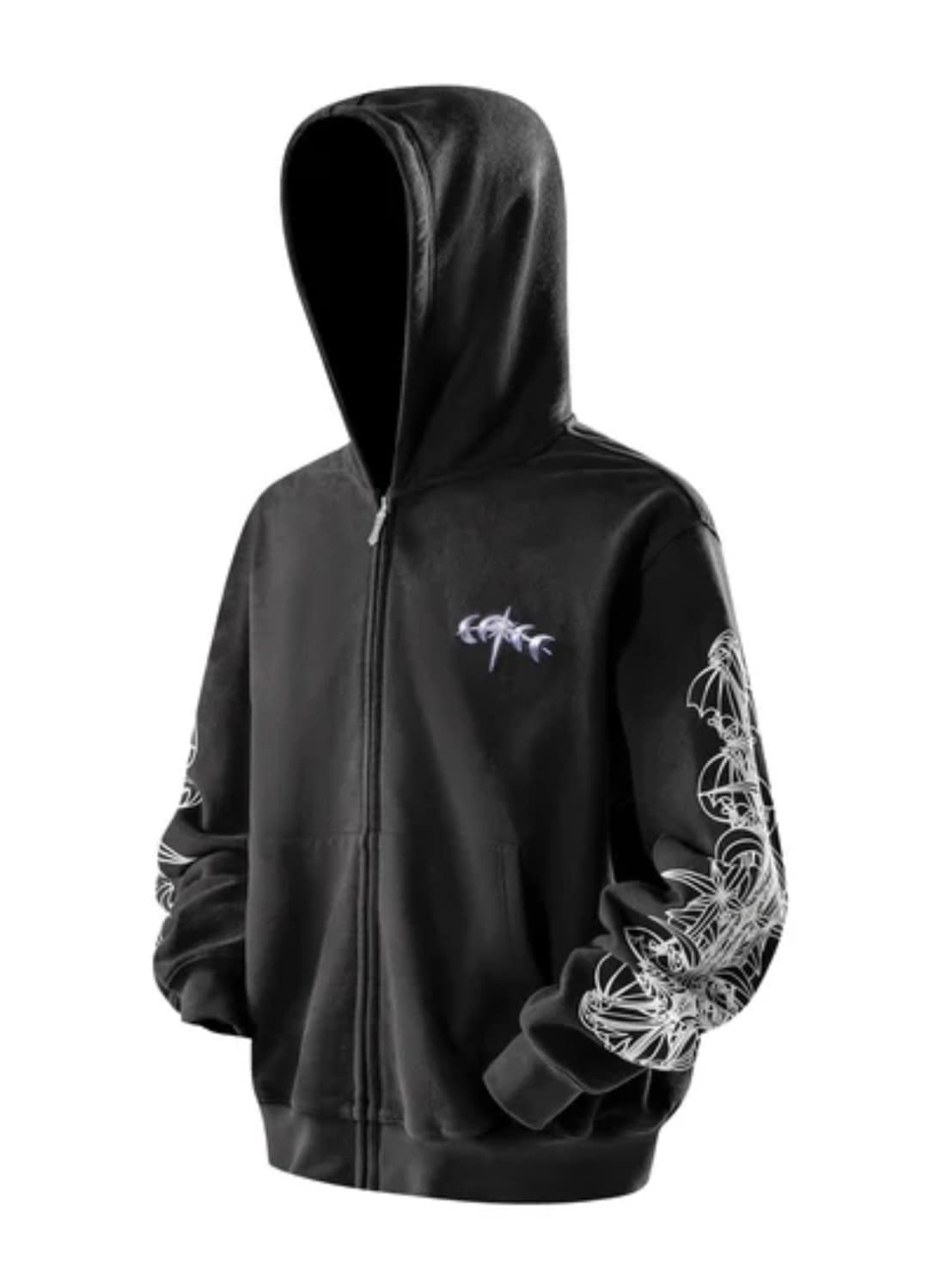 【The Boy Has No Patience】TBHNP LUMINOUS DAWN ASTRAL LOGO ZIP HOODIE / 【ザボーイハズノーペーシェンス】アストラルロゴジップパーカー