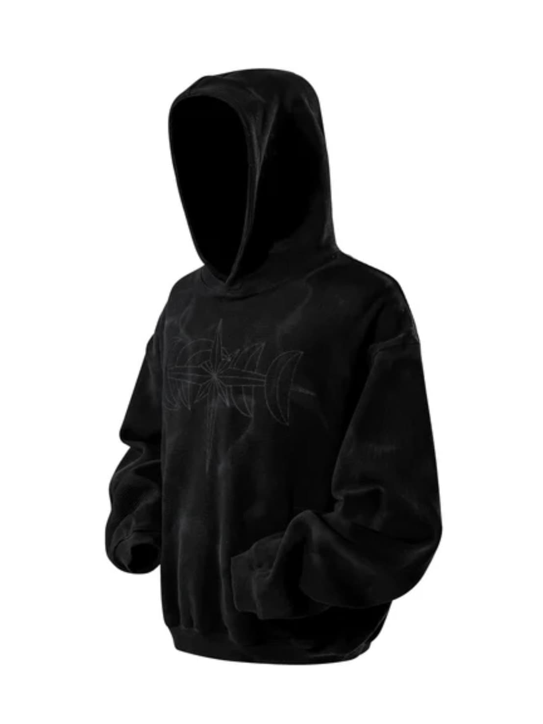 【The Boy Has No Patience】LUMINOUS DAWN EMBROIDERED LOGO HOODIE / 【ザボーイハズノーペーシェンス】ロゴプルオーバーパーカー