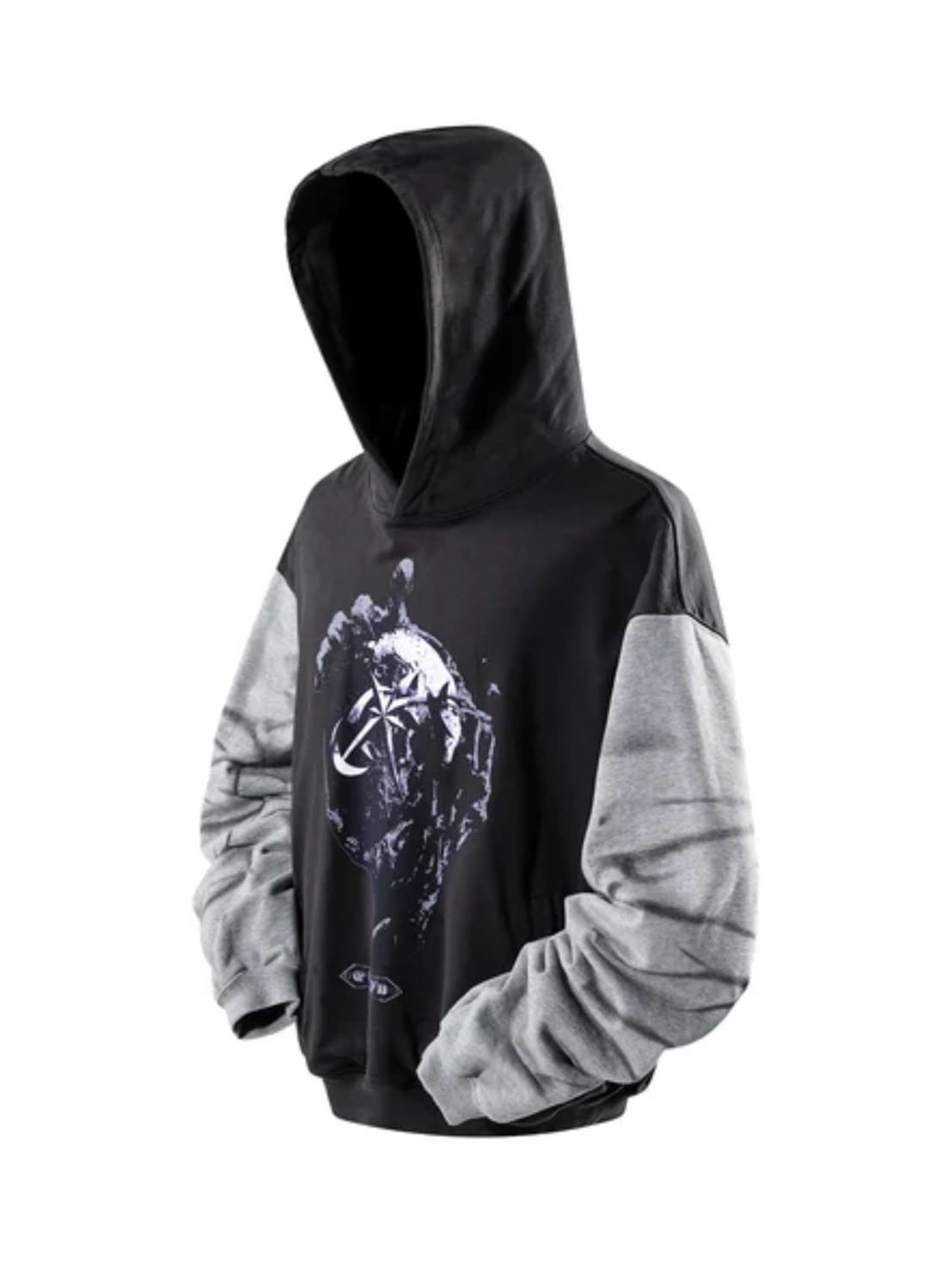 【The Boy Has No Patience】TBHNP LUMINOUS DAWN WASHED PRINTED DESTROYED HOODIE / 【ザボーイハズノーペーシェンス】ウォッシュプリントプルオーバーパーカー