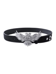 【The Boy Has No Patience】TBHNP LUMINOUS DAWN DOUBLE-HEADED EAGLE CRACKED BELT / 【ザボーイハズノーペーシェンス】ダブルヘッドイーグルベルト