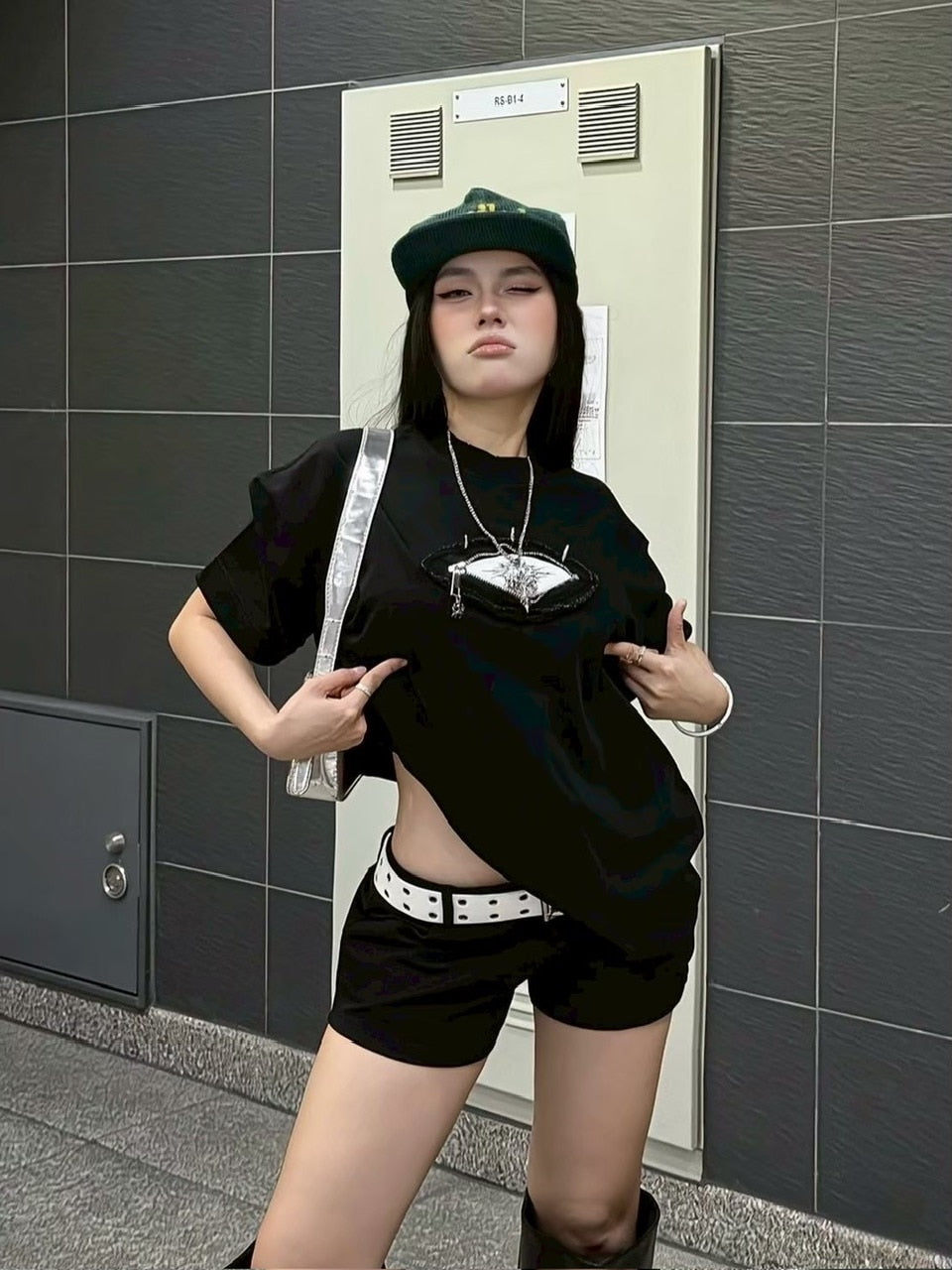 2/28 20:00発売【UNIZ】Monster Zip Eye T-Shirt / 【ユニズ】ジップアイ半袖Tシャツ