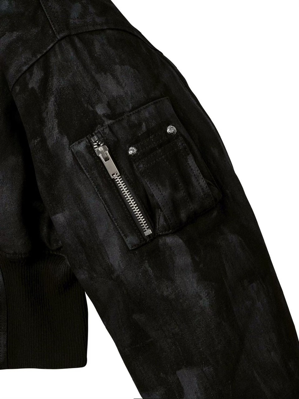 2/28 20:00発売【UNIZ】Black Coating Bomber Jacket / 【ユニズ】コーティングボンバージャケット