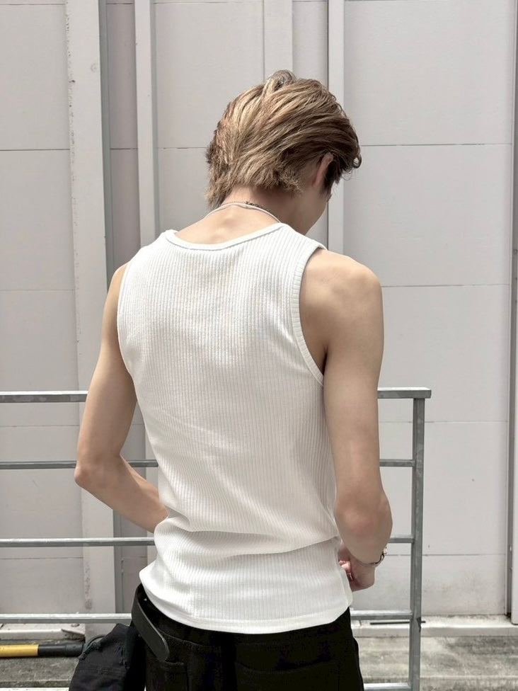 受注制【nmtc+】tight tank top (3color)