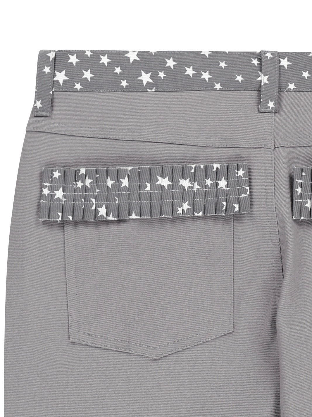 【OJOS】Star Trim Bootcut Trousers