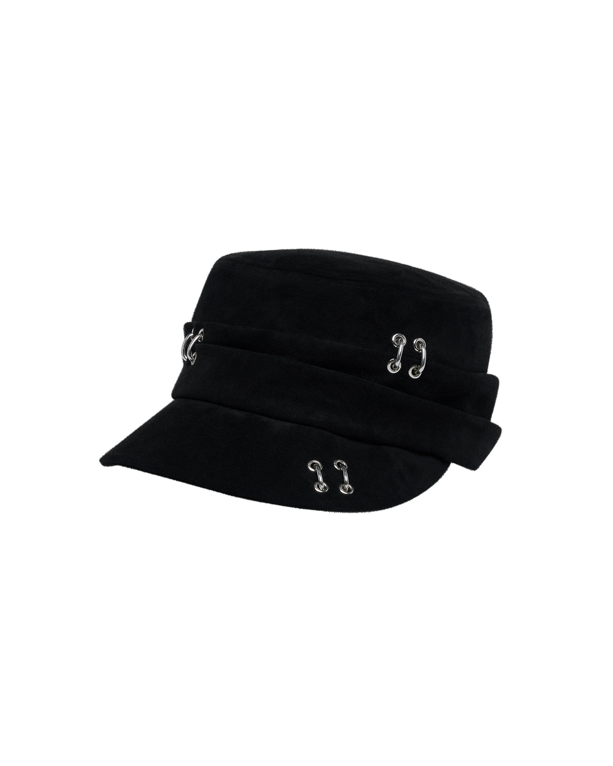 【LECYTO】Multiple Pierced Flap Cap