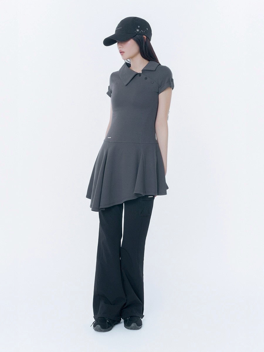 【Miseki seoul】Ribbed side pocket pants