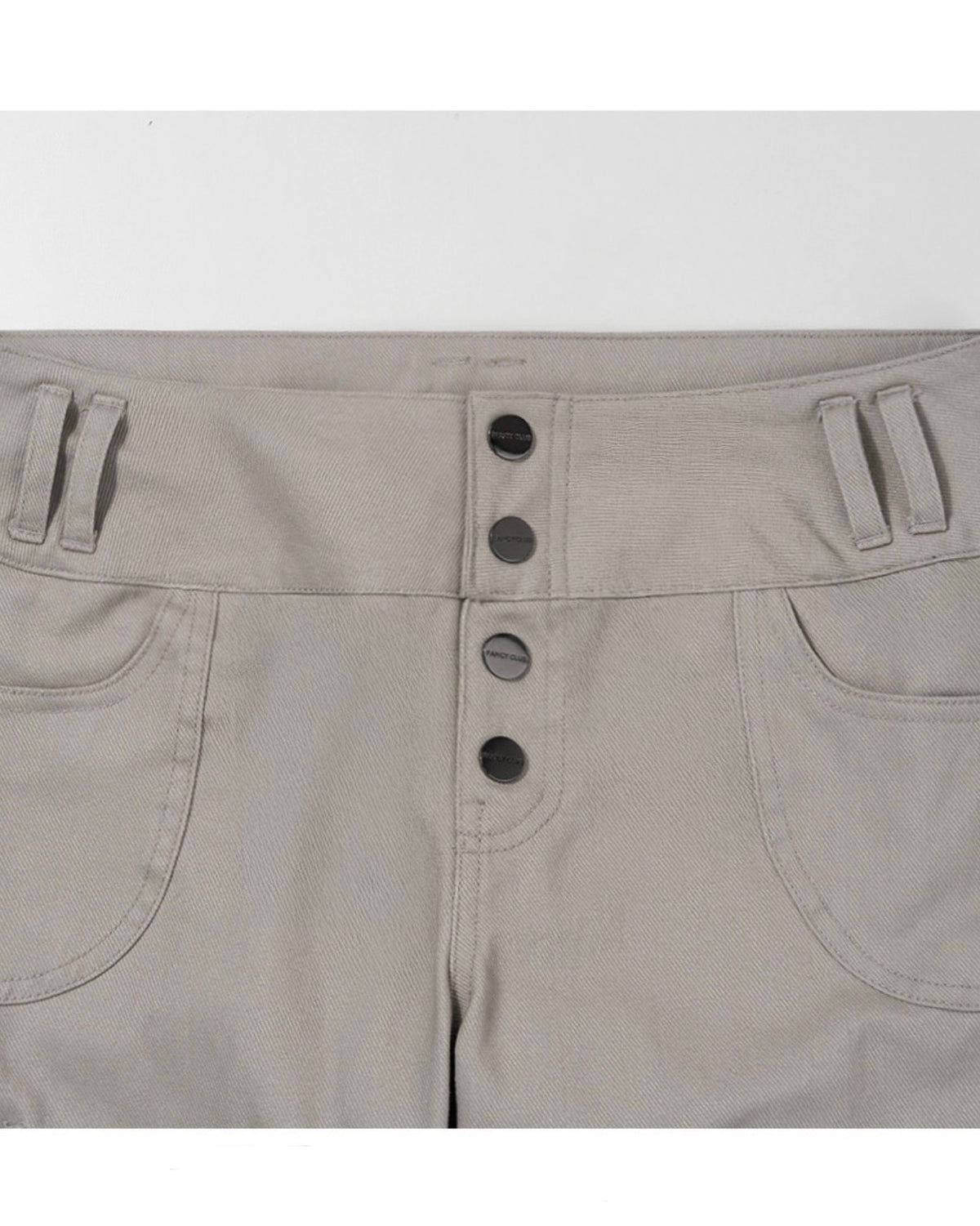 【FANCY CLUB】BELTED FLARE SHIRRING PANTS