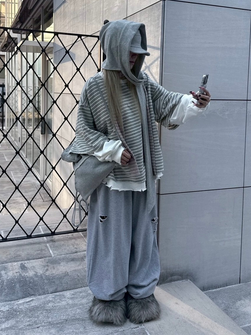 3/1 20:00発売 受注制【nmtc +】sweat hood balaclava / 【エヌエムティーシープラス】スウェットフードバラクラバ (2color)