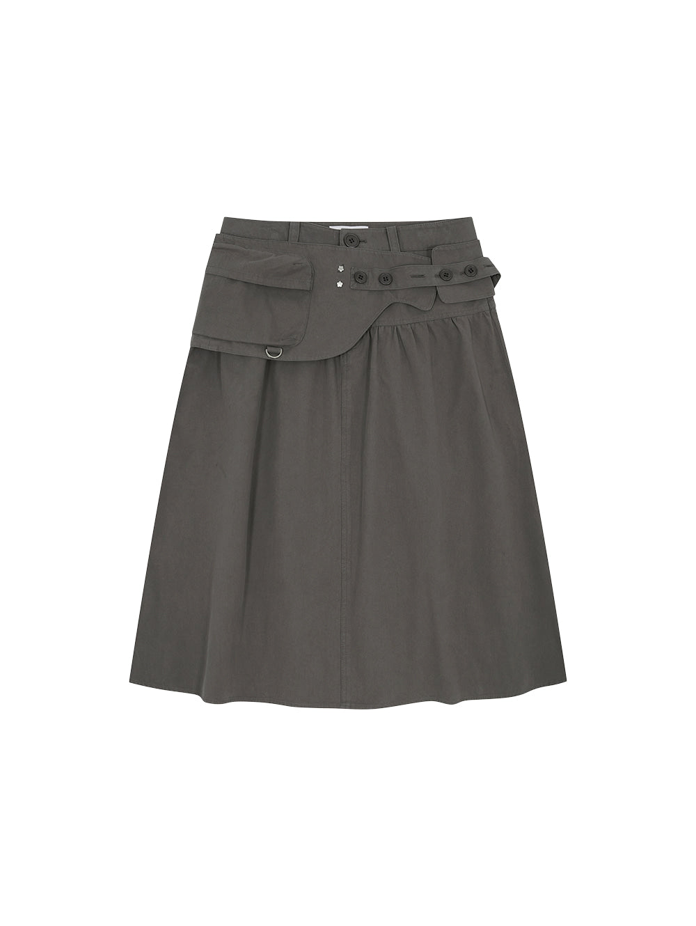 6/8 21:00発売【TUOMIO】WASHED BELT BAG SKIRT