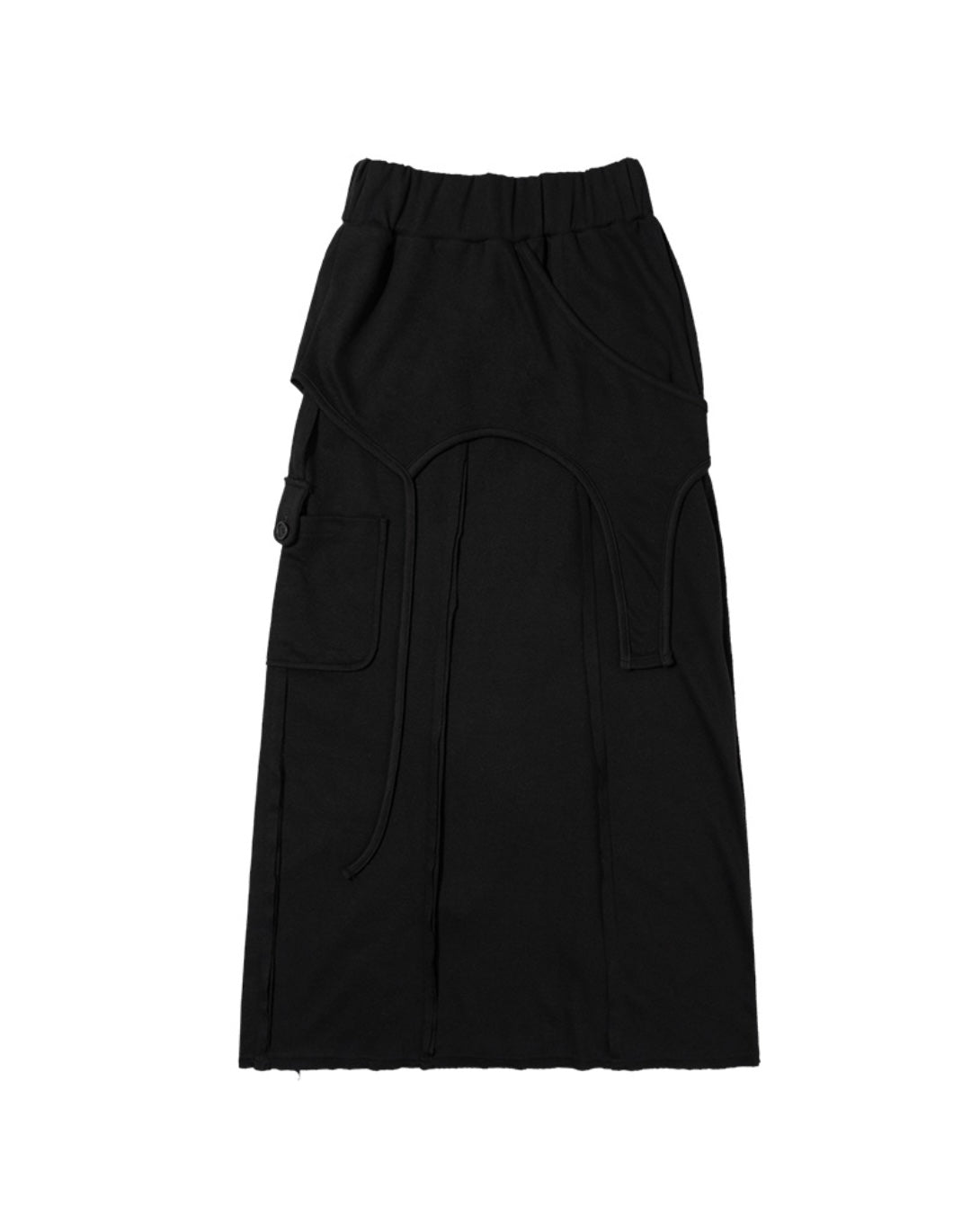 【FANCY CLUB】OVERLAY MAXI SKIRT