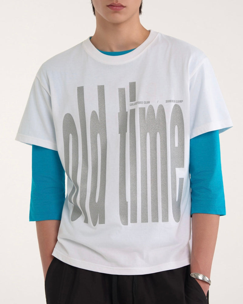 【ESC STUDIO】bold old time t-shirt