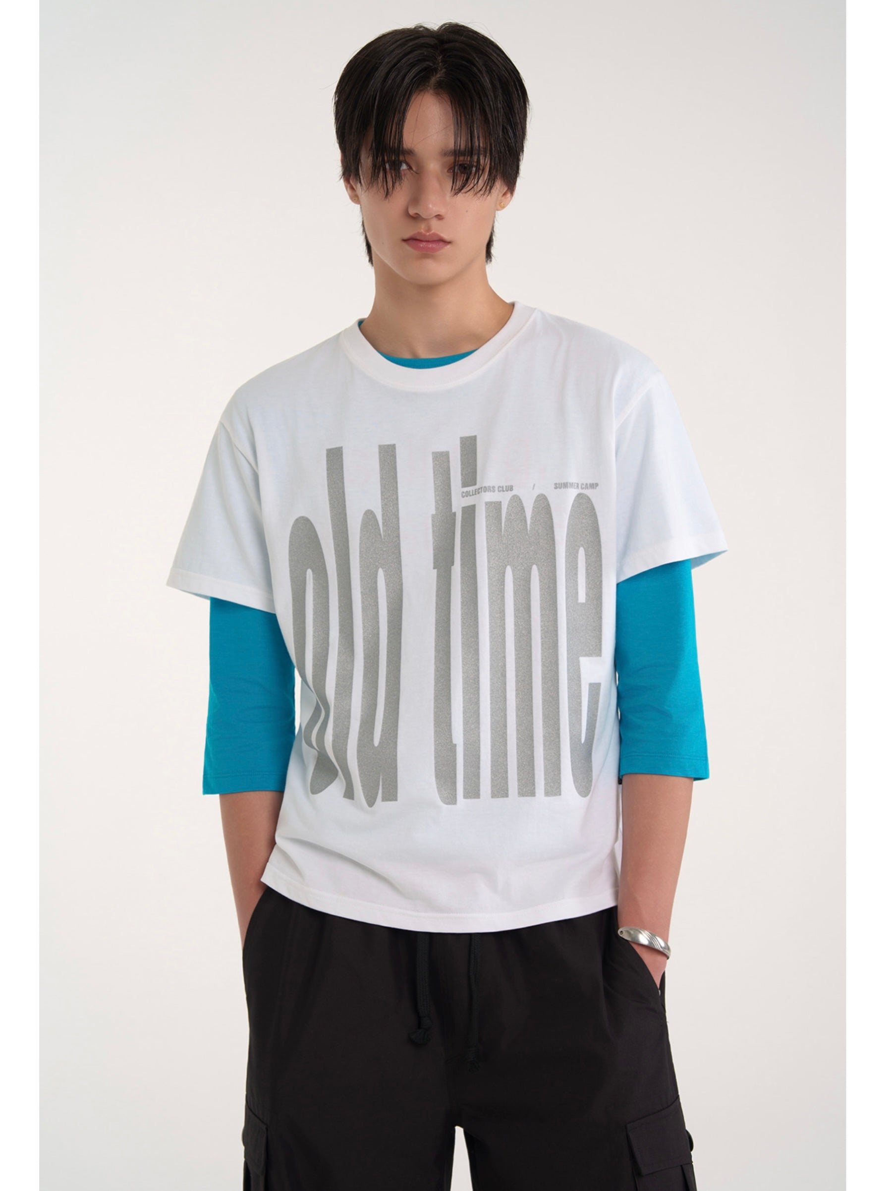 【ESC STUDIO】bold old time t-shirt