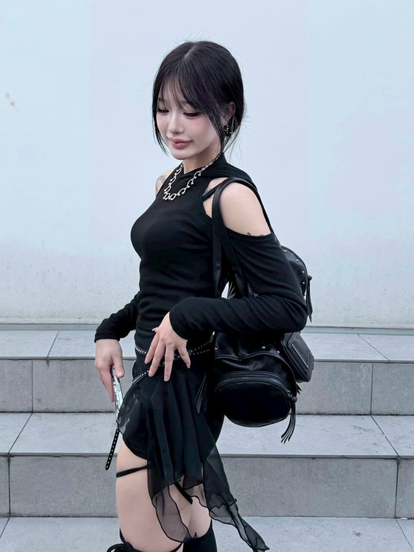 受注制【nmtc+】back slit hoodie (3color)