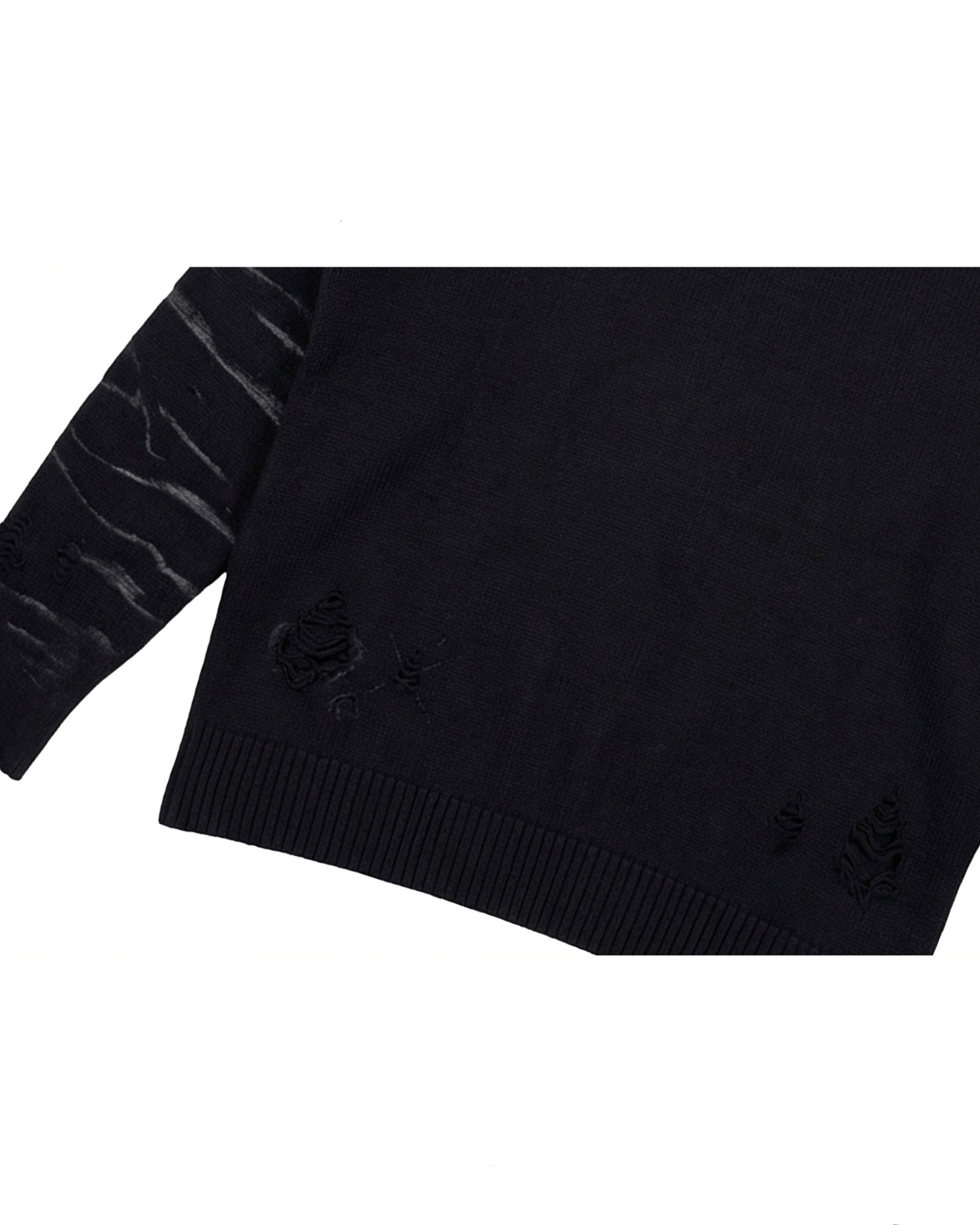 【BLR BLUER】Faded Vintage Knit Sweater