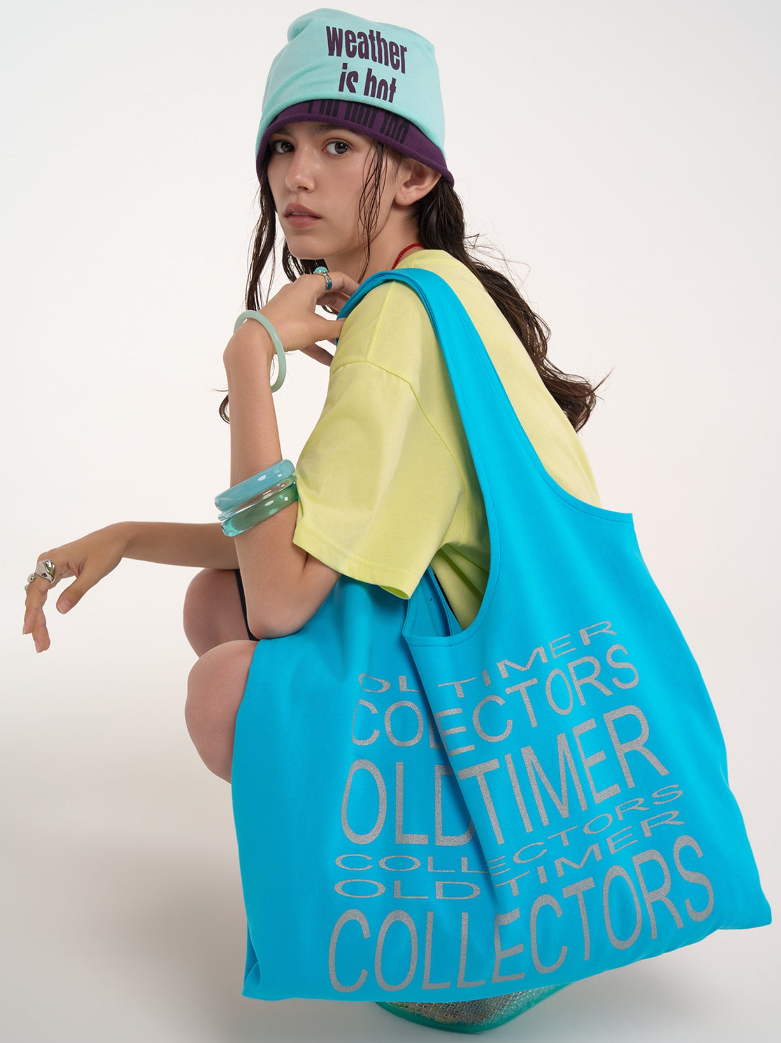 【ESC STUDIO】Big old timer market bag