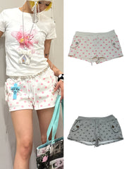 国際配送【Never mind the XU】dot sweat shorts (2color)