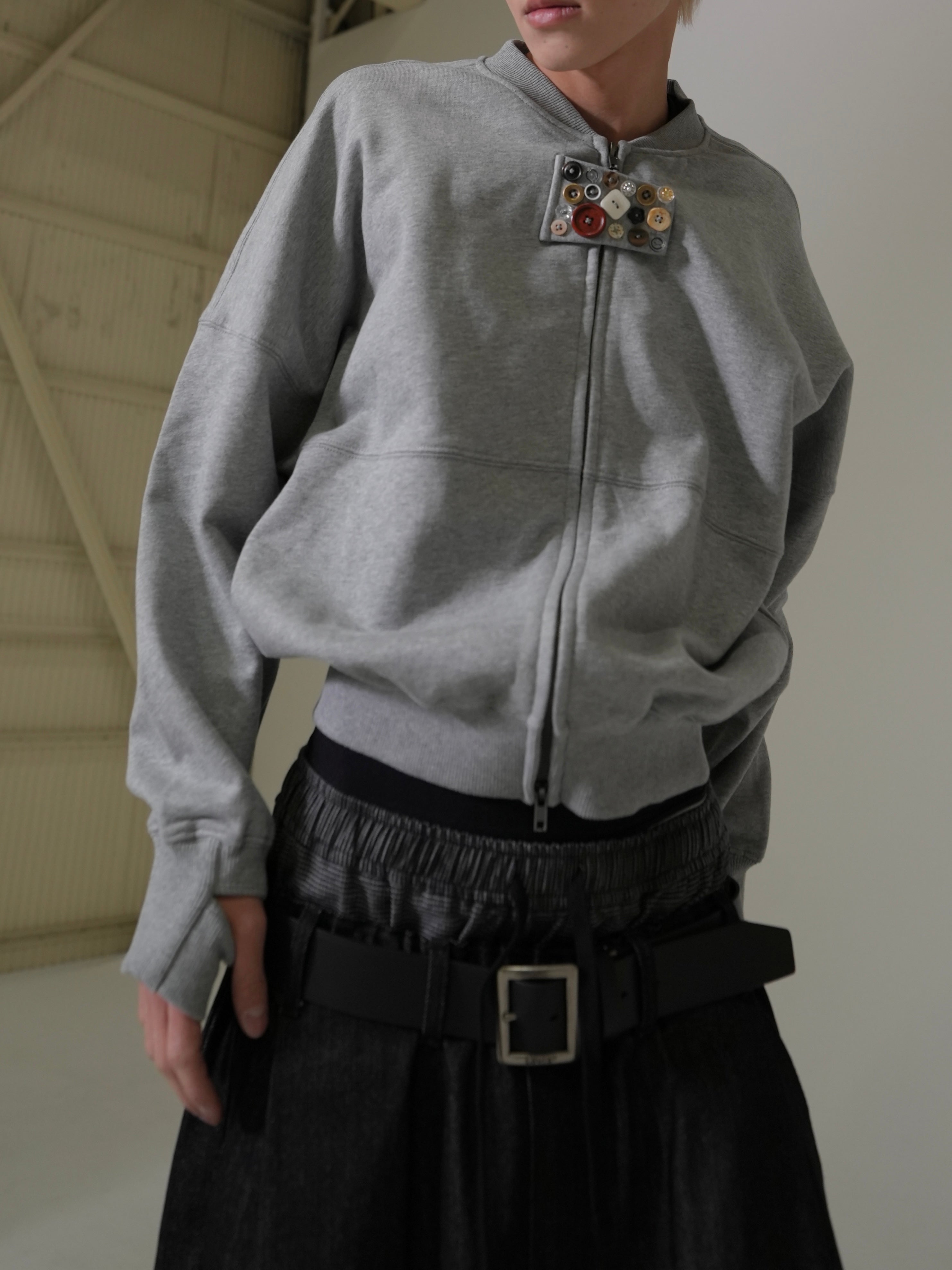 【Lee fi Ne】Multi Button Zip-Up Jacket