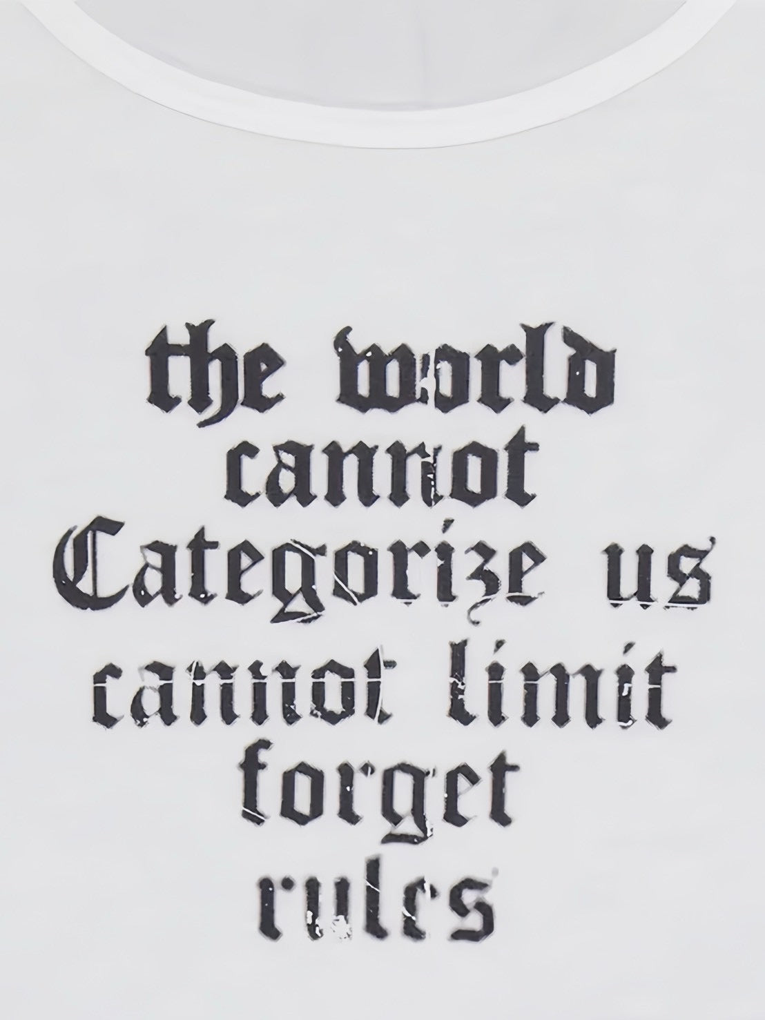 【ROCK CAKE】Forget The Rules Top