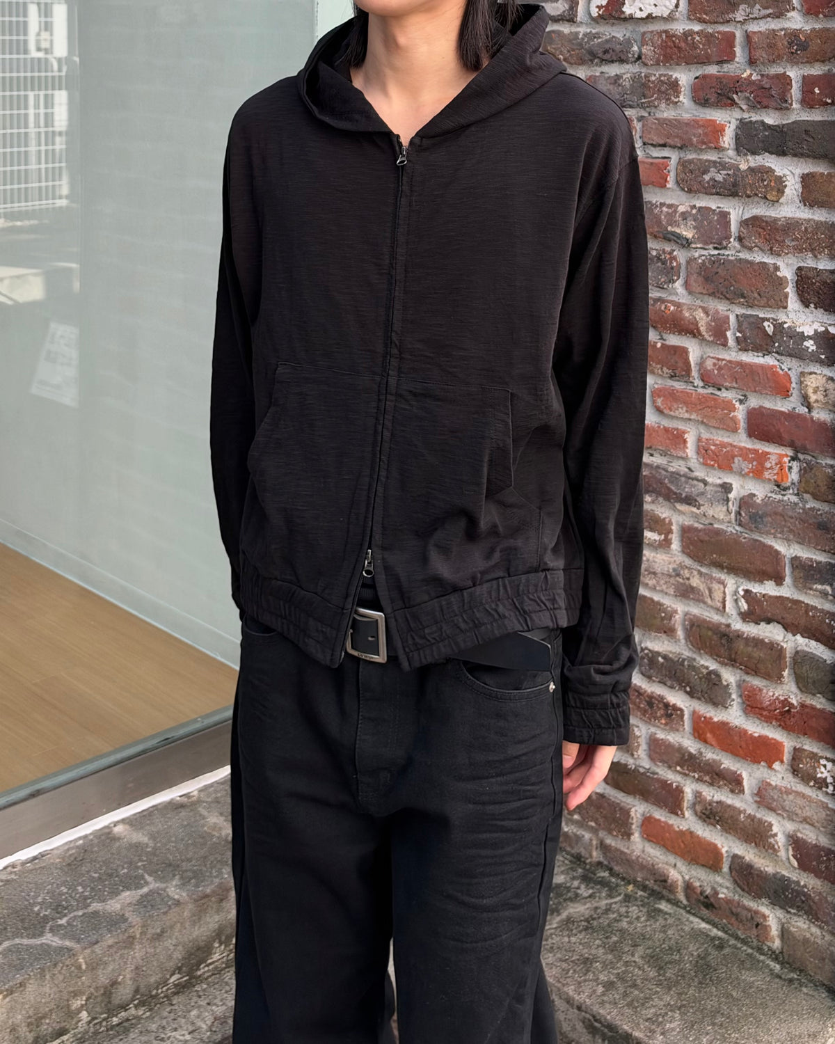 受注制【youll】slab zip up hoodie (2color)