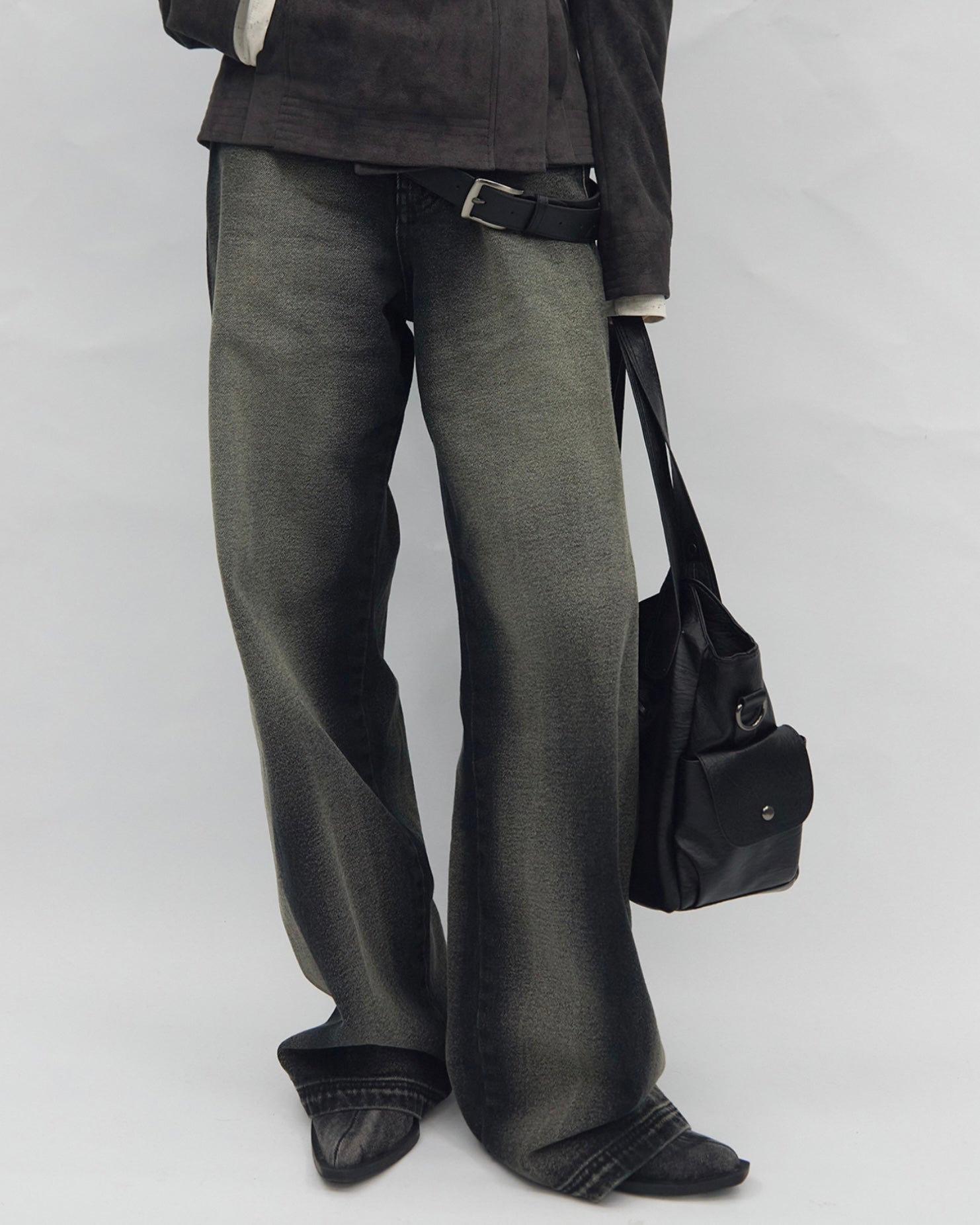 【BLR BLUER】Marked Silence Denim Pants