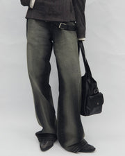 【BLR BLUER】Marked Silence Denim Pants