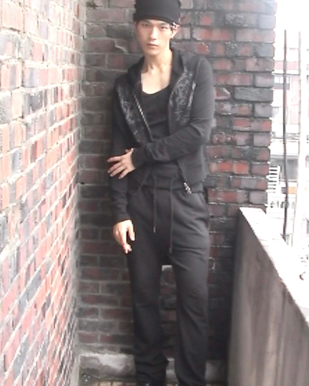 【LECYTO】Celestial Paint Hoodie Zip-Up