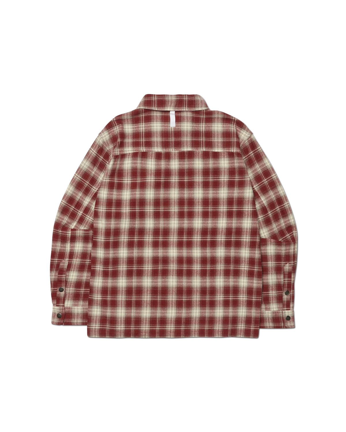 【NOMANUAL】FLANNEL FULL ZIP CHECK SHIRT