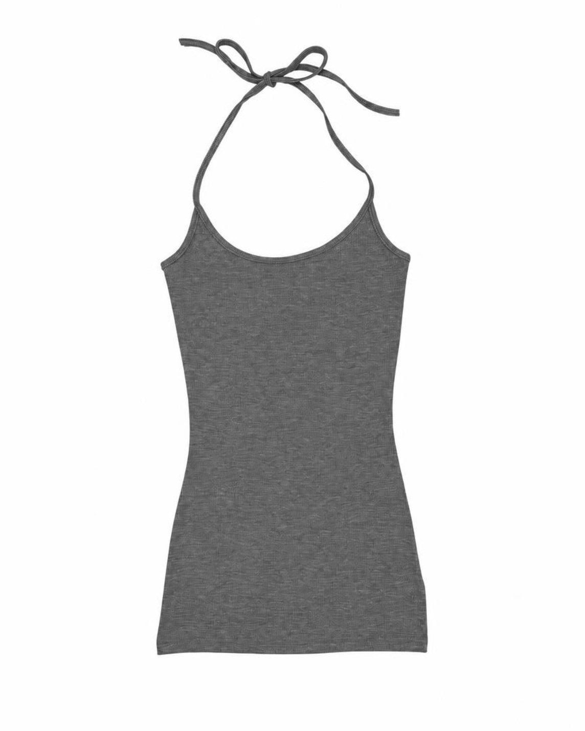受注制【nmtc+】string halter neck camisole (4color)