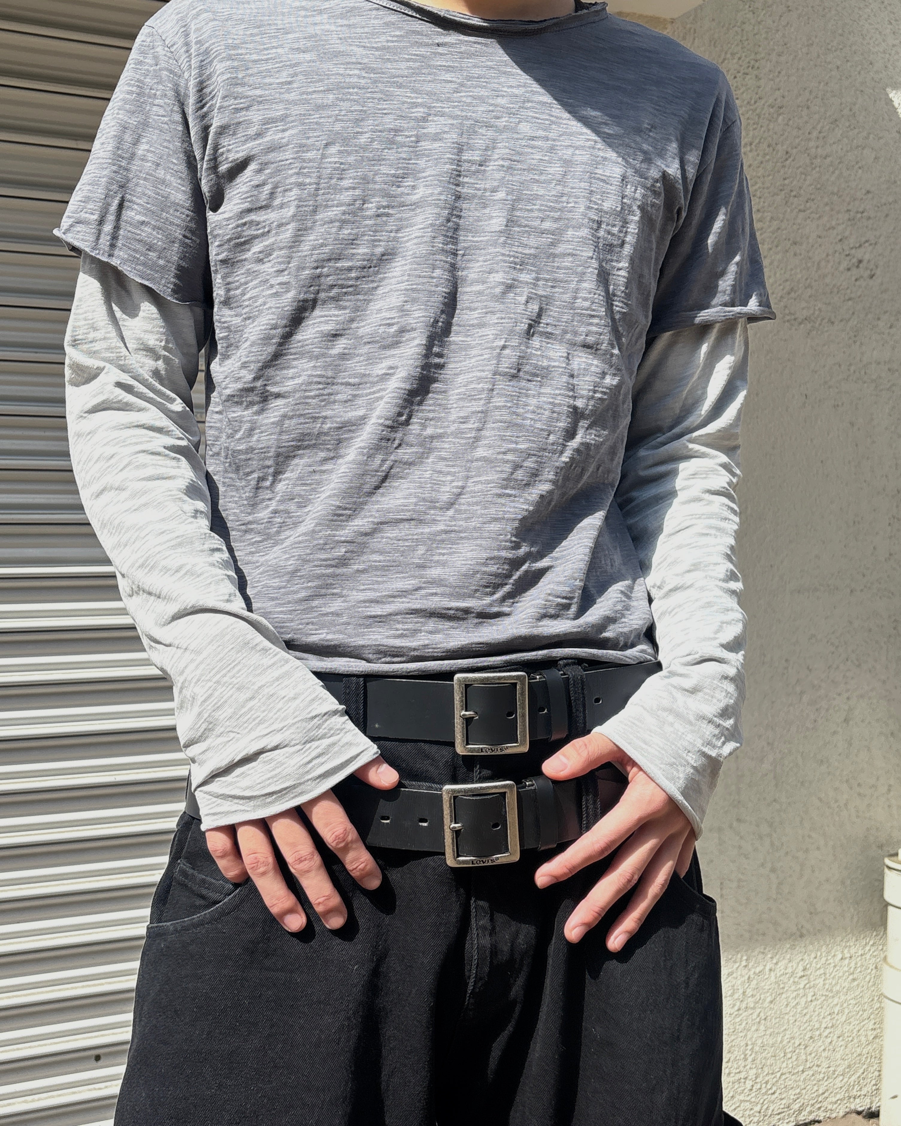 【youll】layered long sleeve tee (2color)