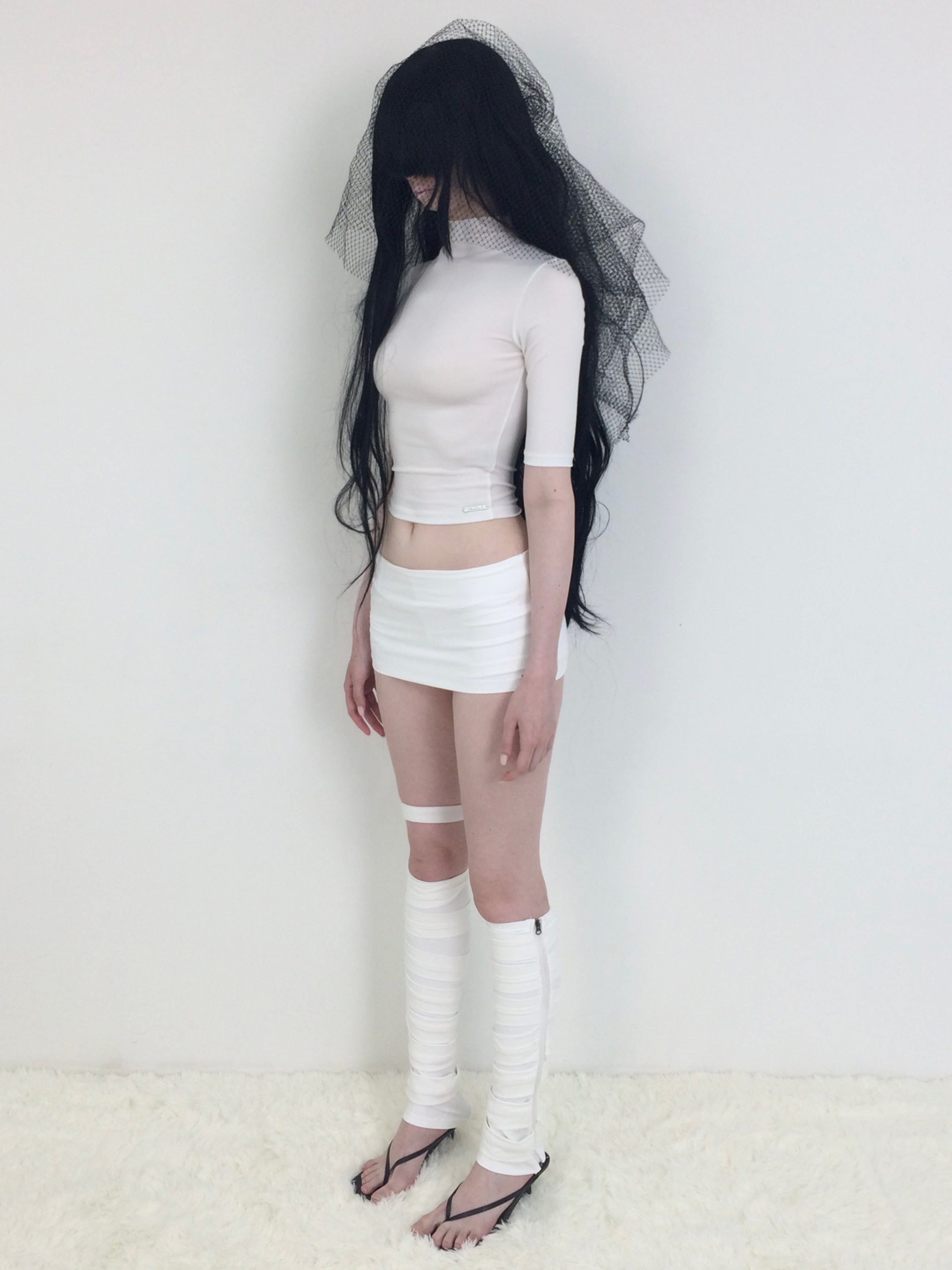 【bonnae】Essential mock neck top