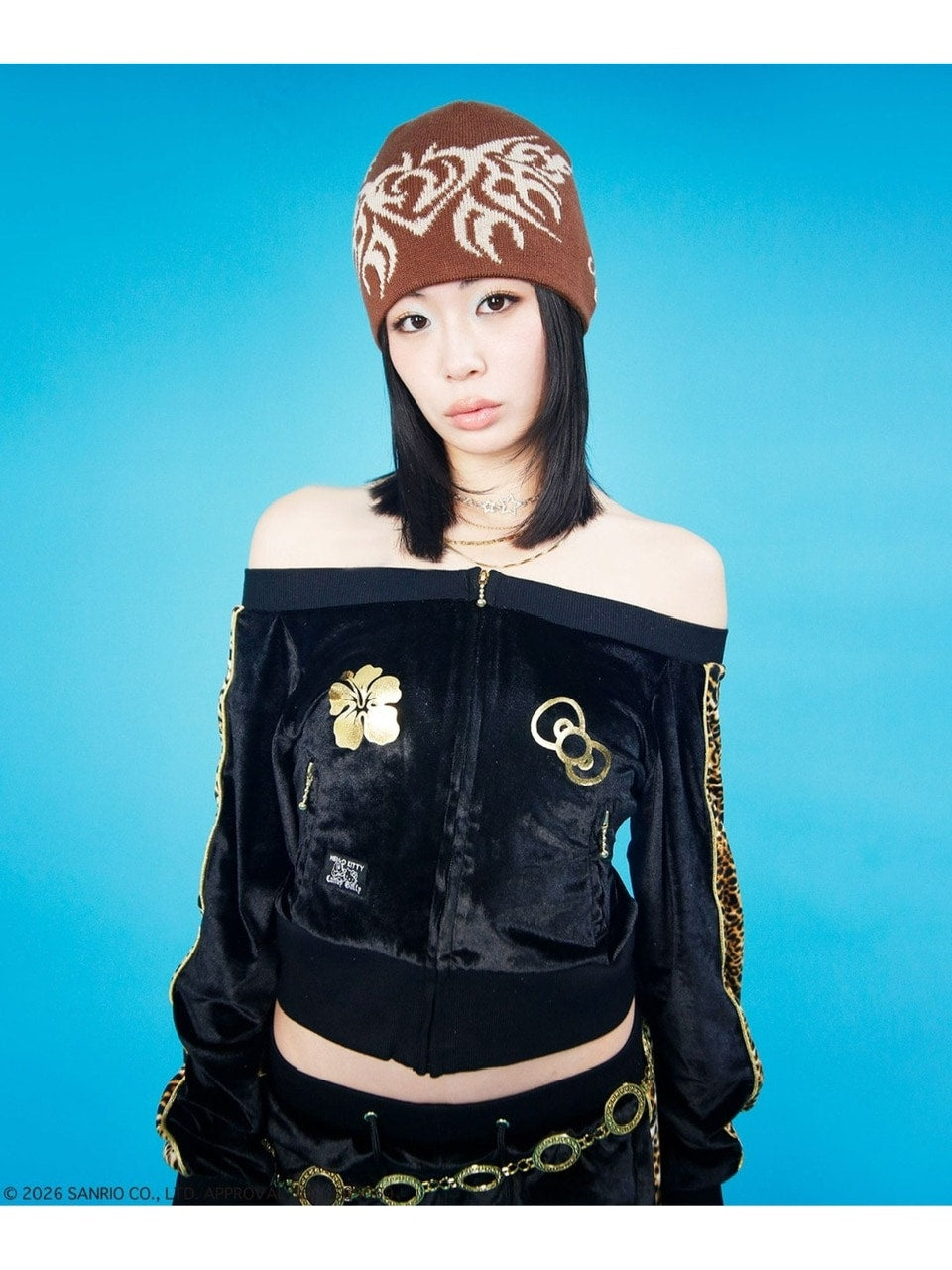 【GALFY×KITTY】いにしえキティギャルSET UP / 【ガルフィー×キティー】ギャルジャージセットアップ