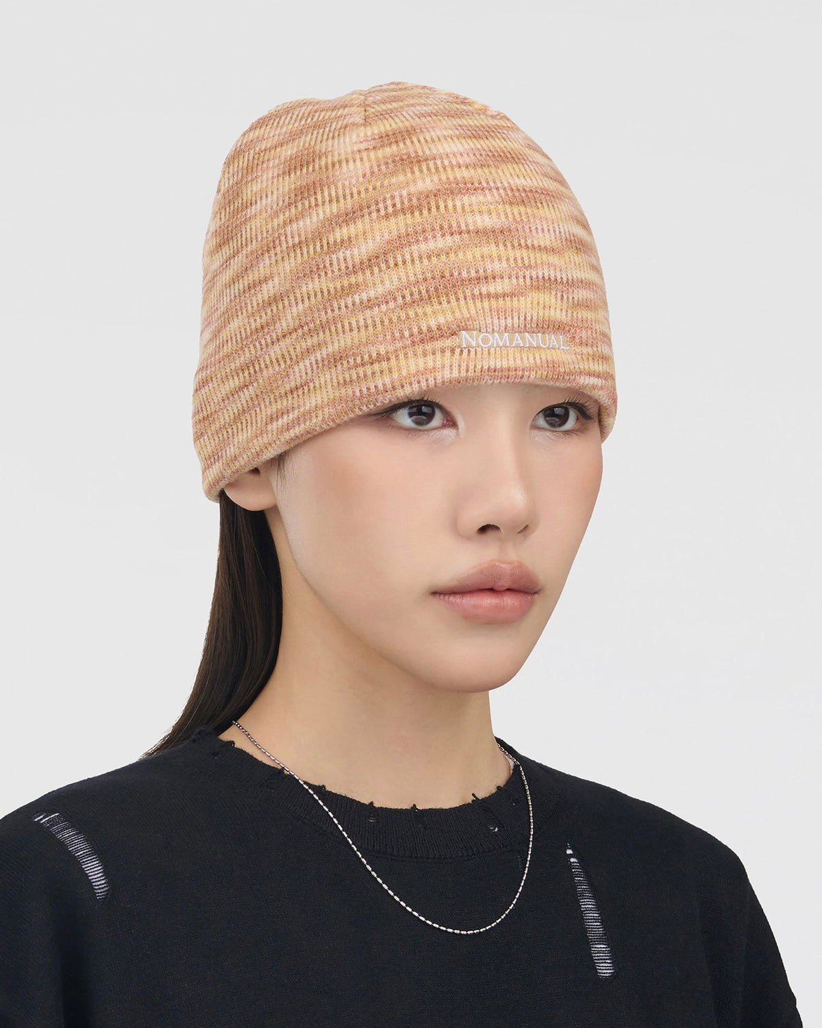【NOMANUAL】NM MIXED BEANIE