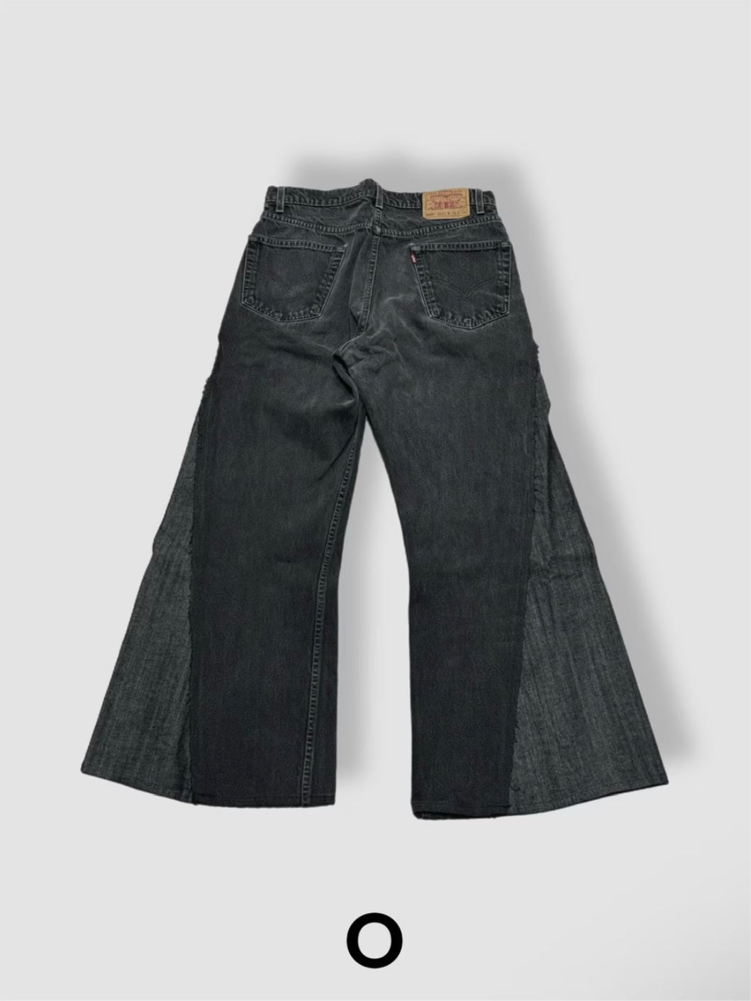 【Re +】newold docking flare denim pants (black)