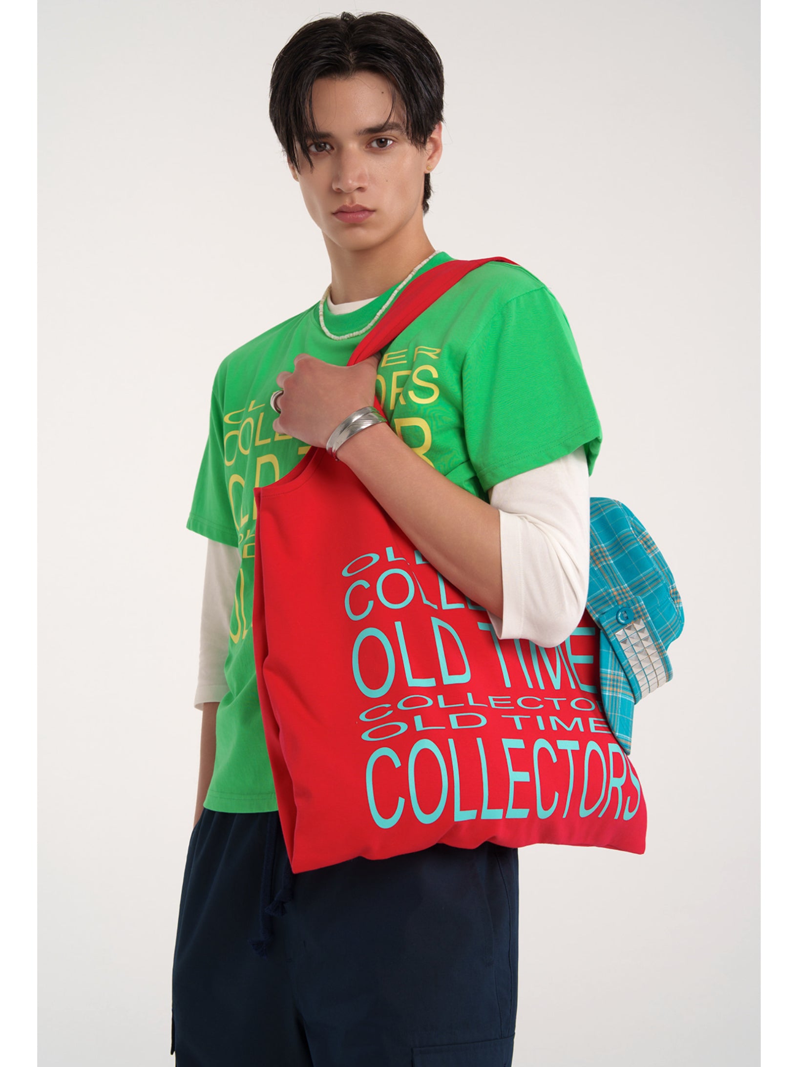 【ESC STUDIO】Big old timer market bag