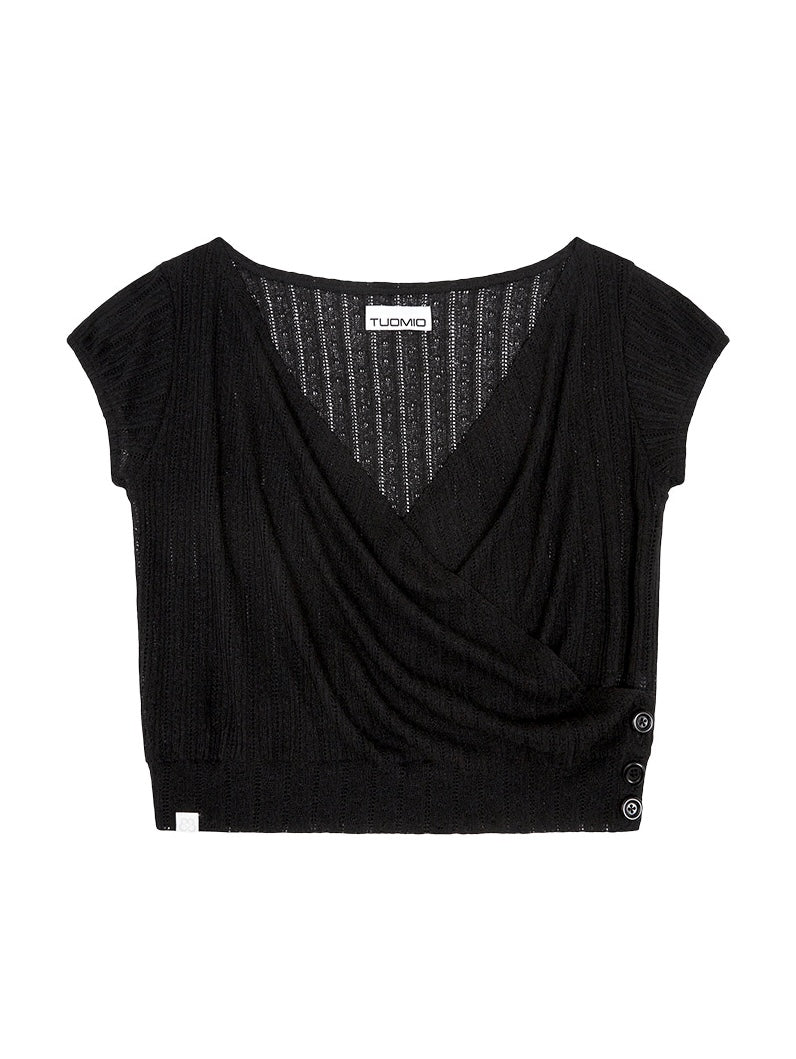 【TUOMIO】LIGHT LAYERED BOLERO