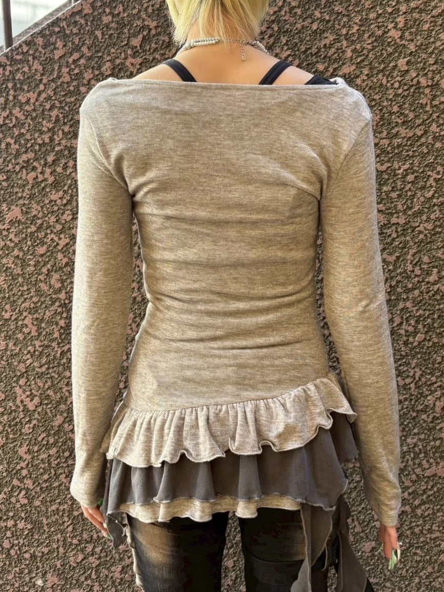 Never mind the XU】layered long sleeve (2color) – PRESSING WEB SHOP