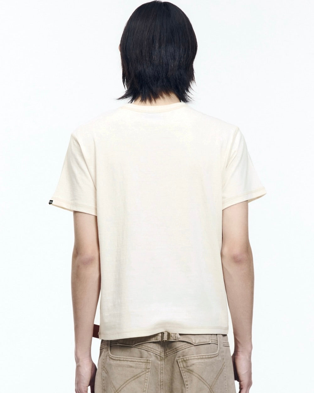 【AAKAM】Big Patch CROS2 Half Top