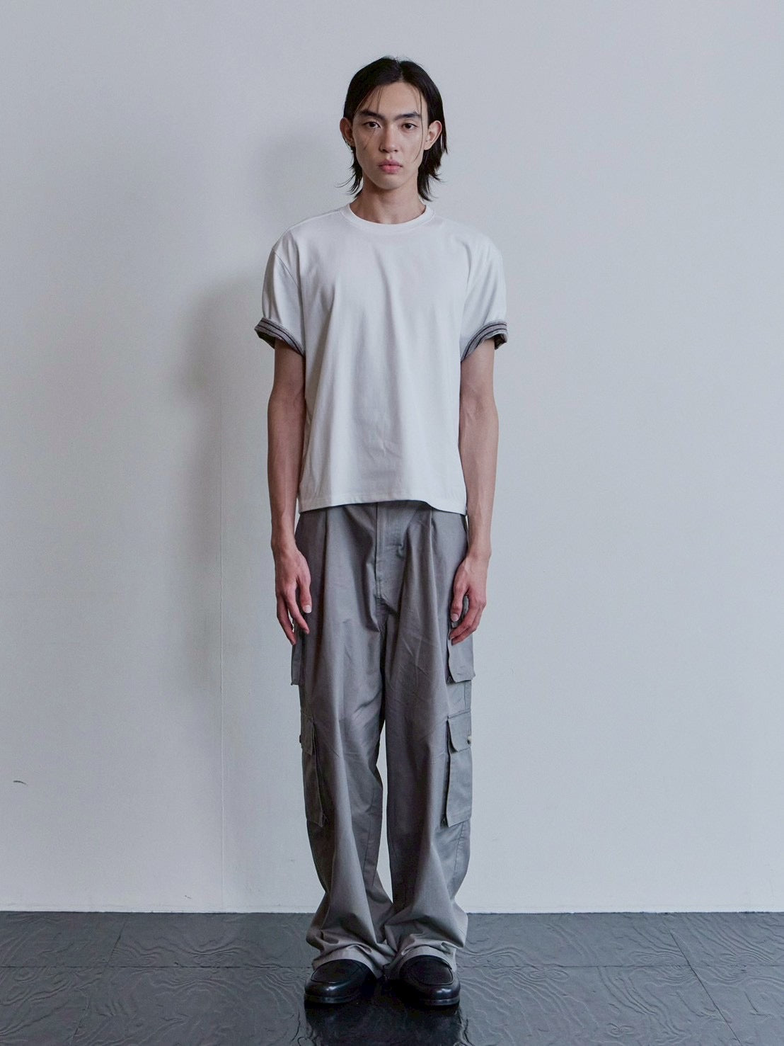 【Waviness】Stripe Layered T-shirts