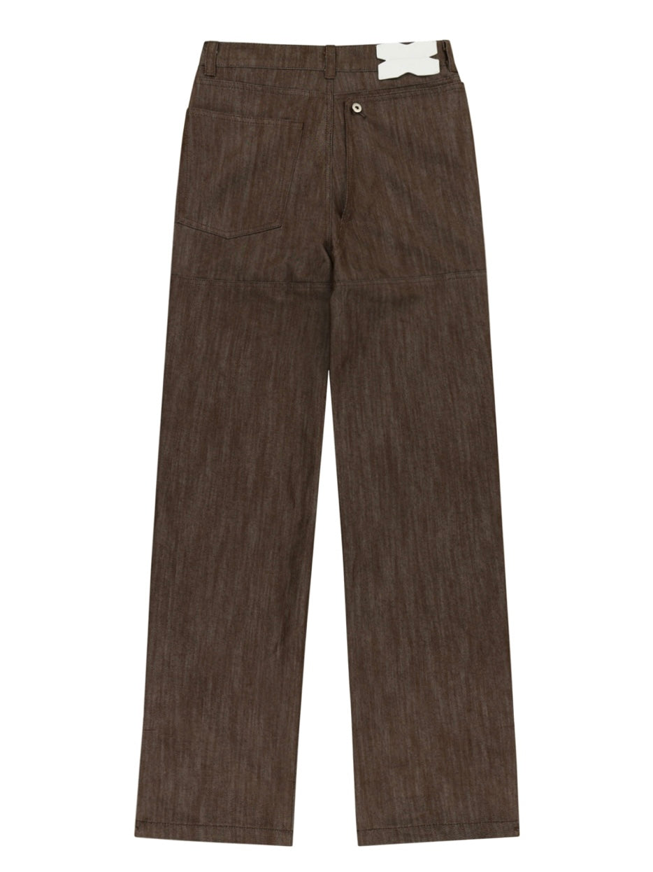 【OJOS】Metal Denim Pants