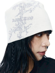 【AAKAM】Gothic Graphic Beanie