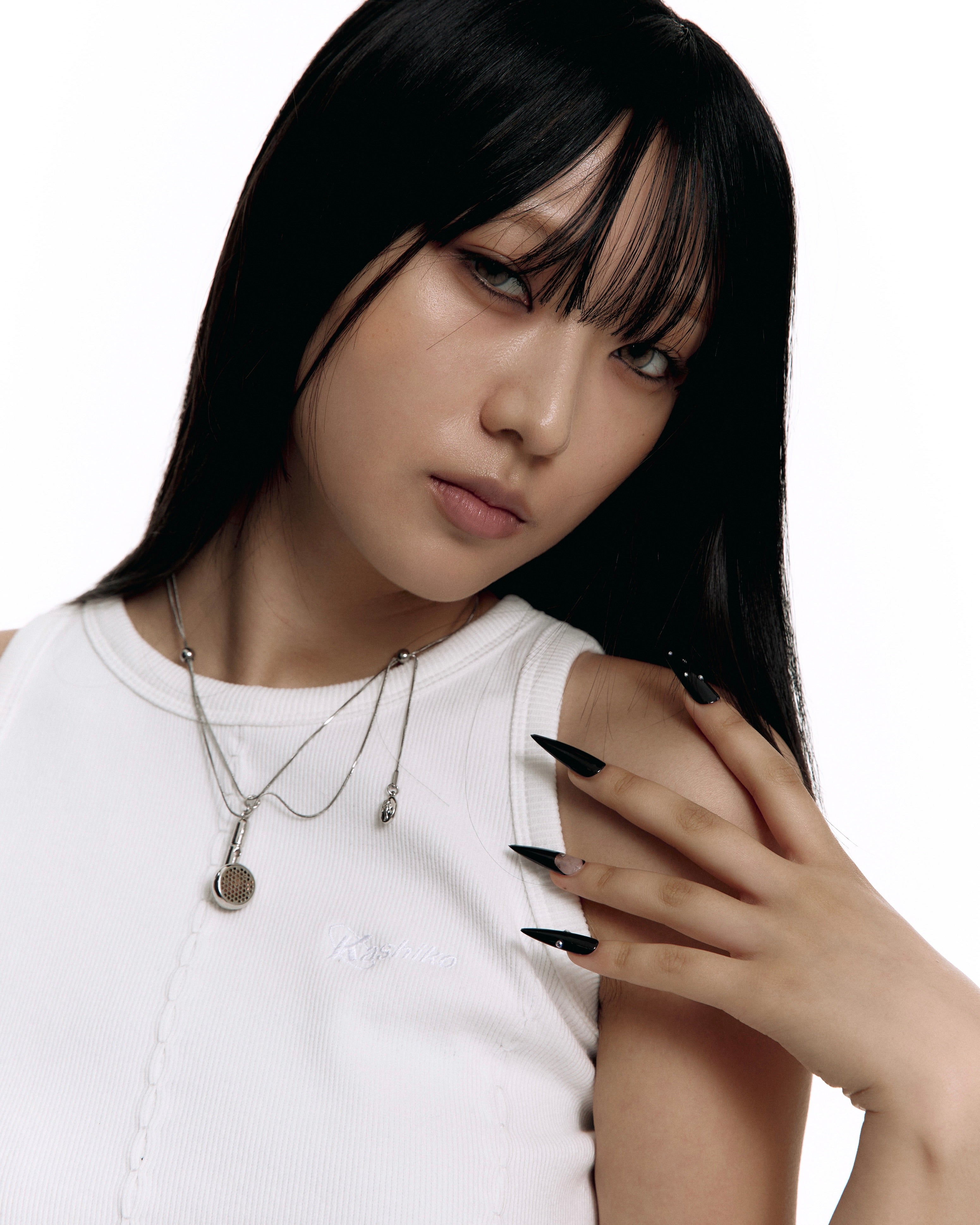 【Kashiko】Layered Slide Earphone Necklace
