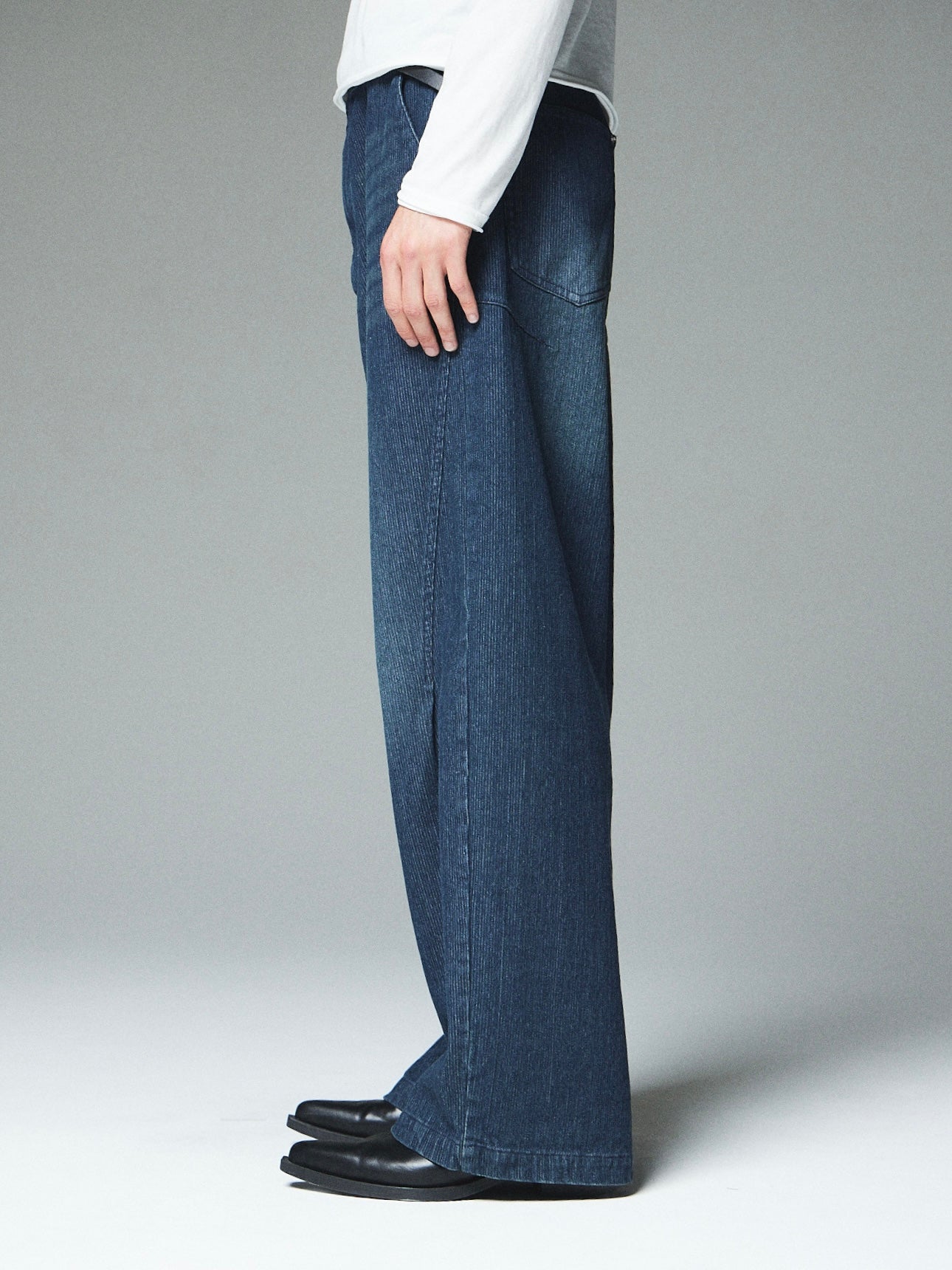 【CS】chain twill denim pants