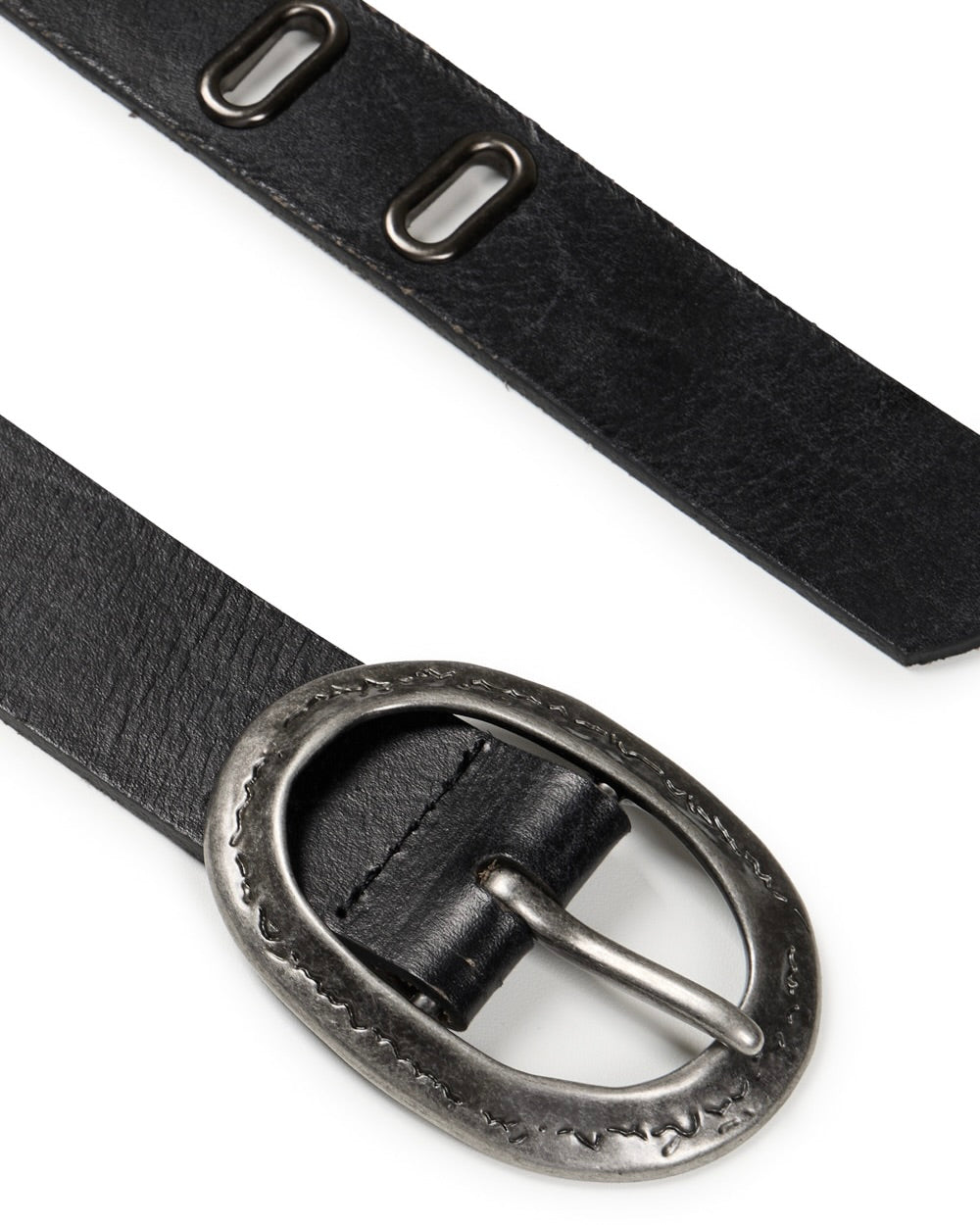 【AAKAM】All Over Eyelet Belt