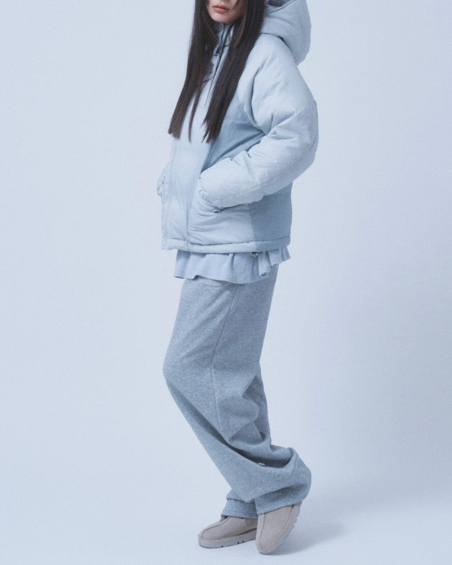 【TUOMIO】ROLL-UP BUTTON SWEATPANTS