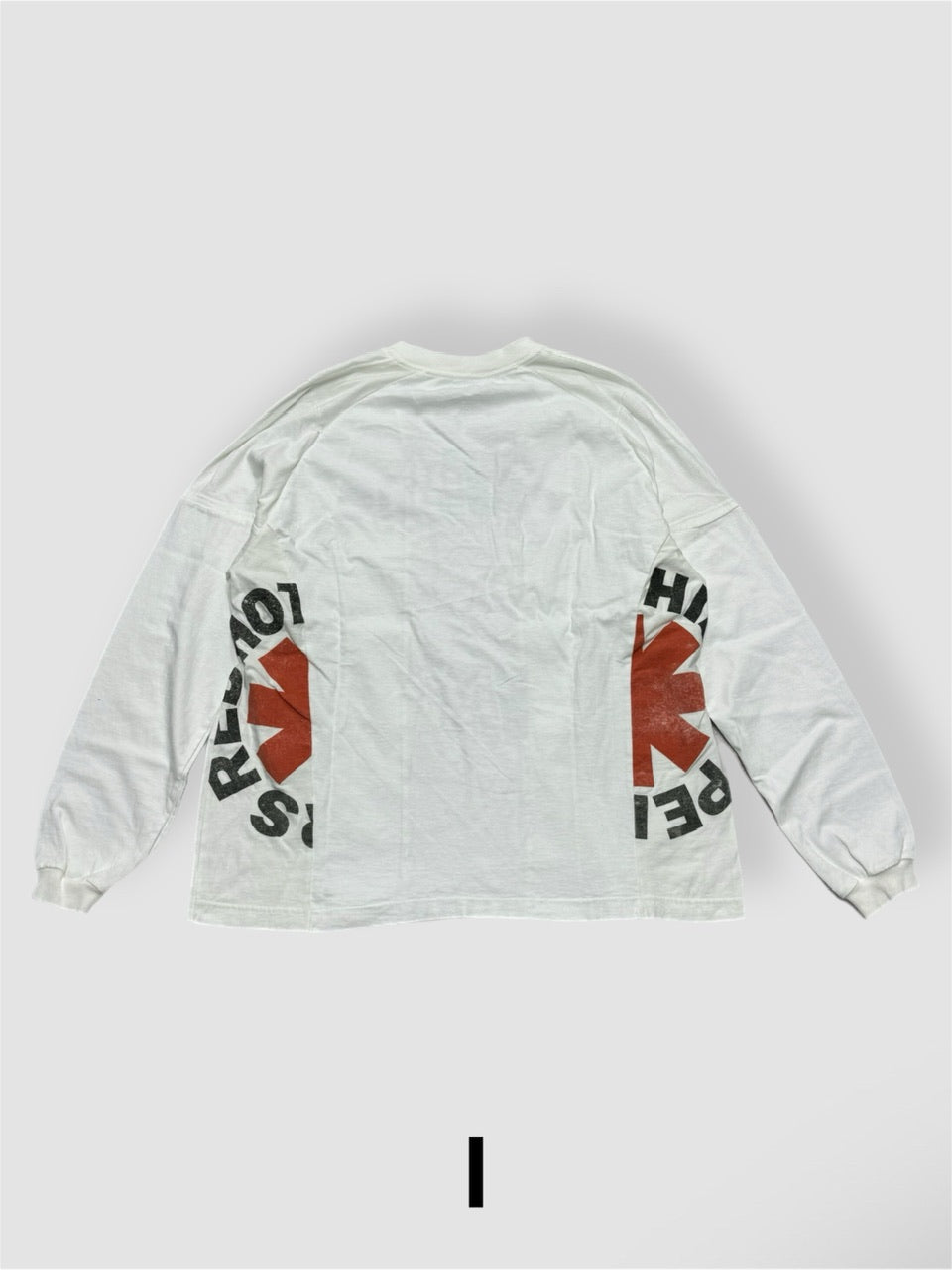 【Re +】cutting switch long sleeve (white)