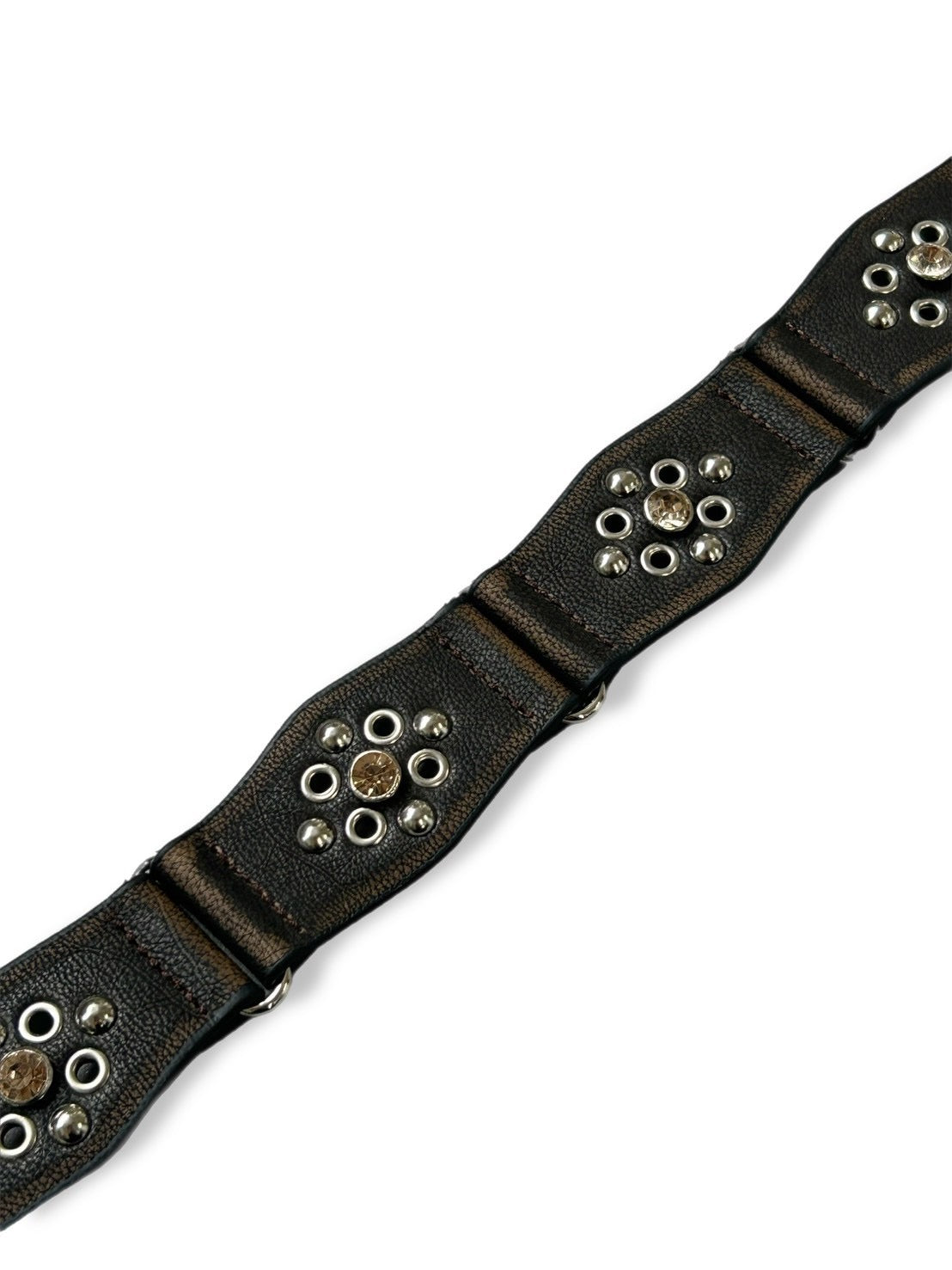 受注制【OaKS】boho vintage rhinestone flower belt