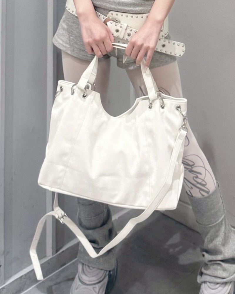 受注制【nmtc+】Crossbody Shoulder Tote Bag (3color)