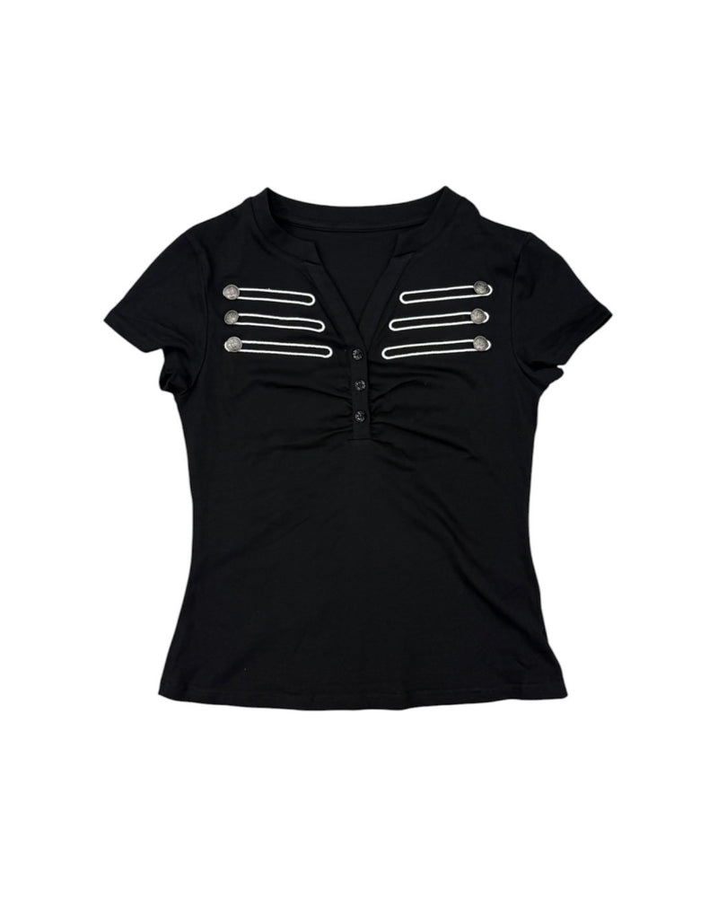 受注制【nmtc+】Napoleon Henley Slim Tee