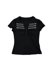 受注制【nmtc+】Napoleon Henley Slim Tee